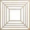 Ekena Millwork Raven Wood Fretwork Pierced Ceiling Medallion, Hickory, 22"OD x 8 1/8"ID x 1/4"T CMWP22X22X0250RAHI - alternate 1